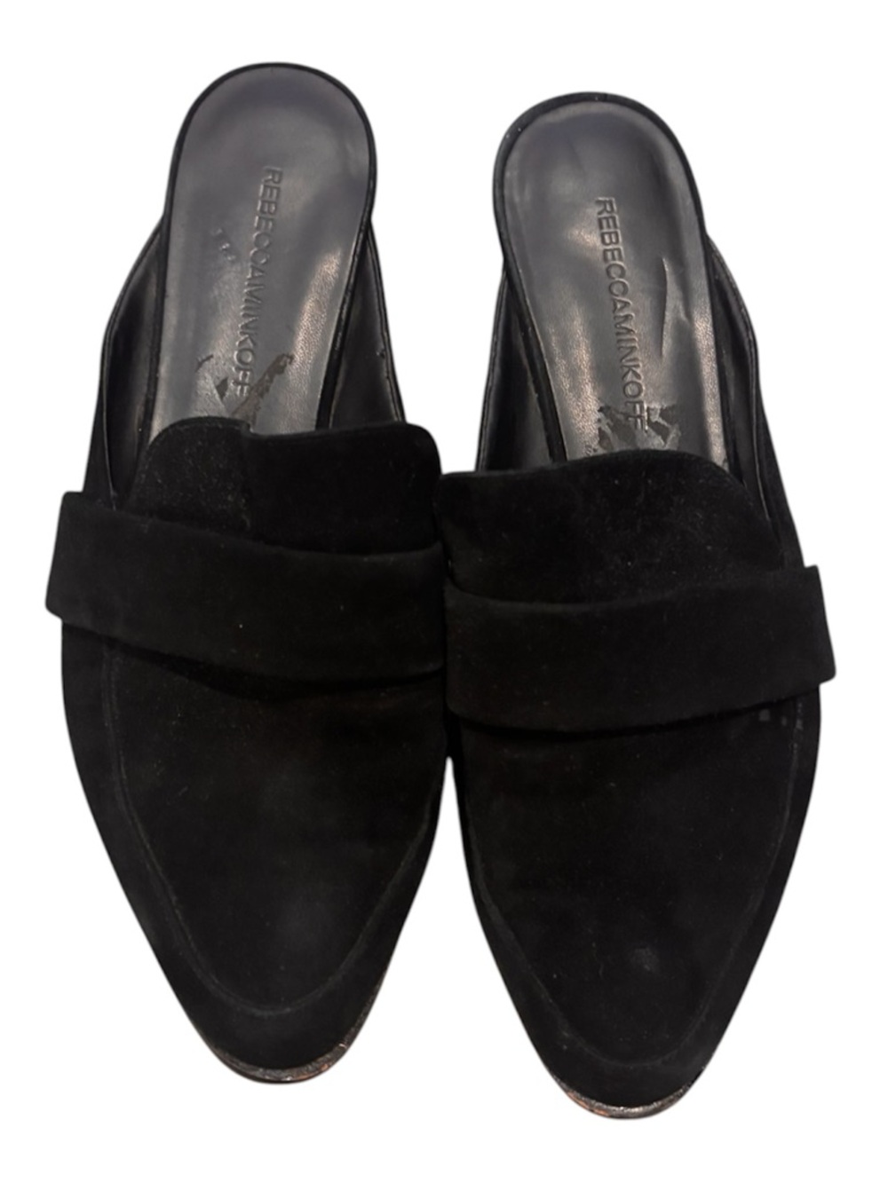 Rebecca Minkoff ‘Mika’ Suede Loafer Mule Women’s 8 - Picture 3 of 8